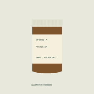 Illustrative sample packaging, not a real product