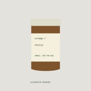 Illustrative sample packaging, not a real product